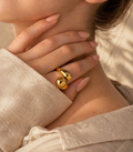 ALORA teardrop-ring